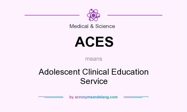 What does ACES mean? It stands for Adolescent Clinical Education Service
