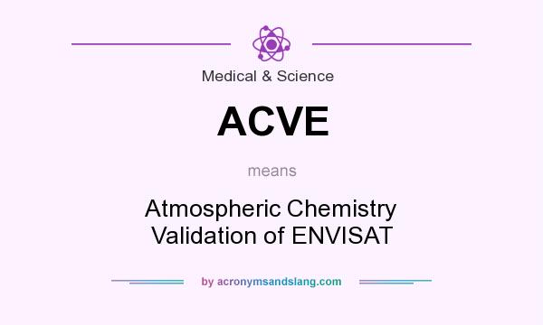 What does ACVE mean? It stands for Atmospheric Chemistry Validation of ENVISAT