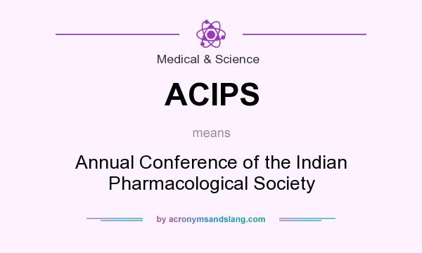 What does ACIPS mean? It stands for Annual Conference of the Indian Pharmacological Society