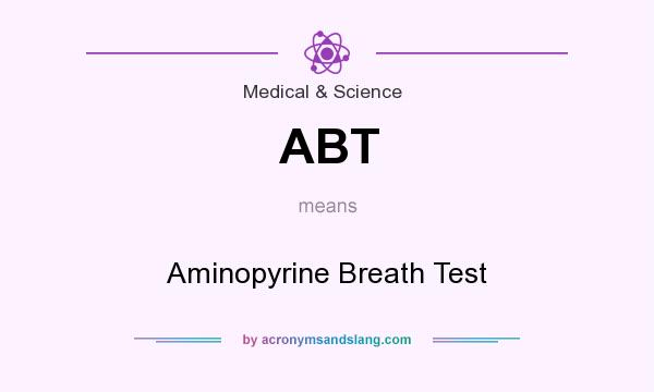 What does ABT mean? It stands for Aminopyrine Breath Test