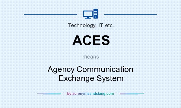What does ACES mean? It stands for Agency Communication Exchange System