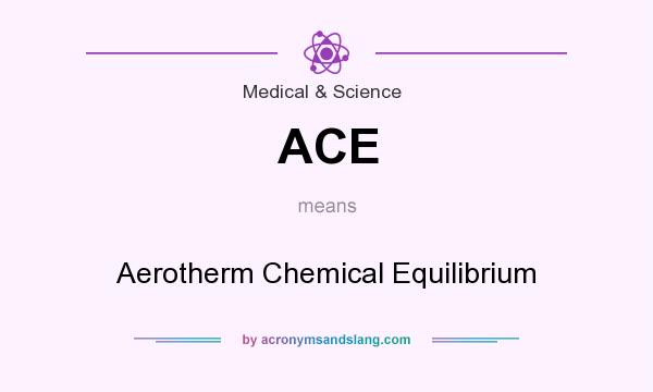 What does ACE mean? It stands for Aerotherm Chemical Equilibrium