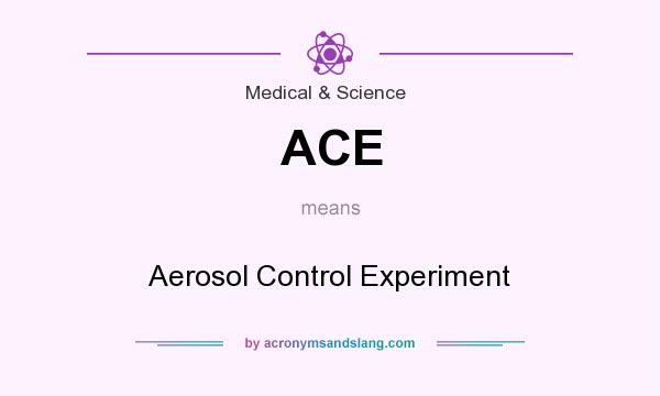 What does ACE mean? It stands for Aerosol Control Experiment