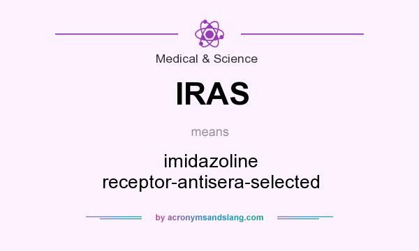What does IRAS mean? It stands for imidazoline receptor-antisera-selected