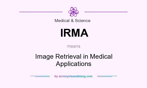 What does IRMA mean? It stands for Image Retrieval in Medical Applications