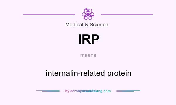 What does IRP mean? It stands for internalin-related protein