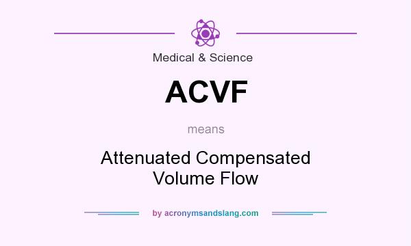 What does ACVF mean? It stands for Attenuated Compensated Volume Flow