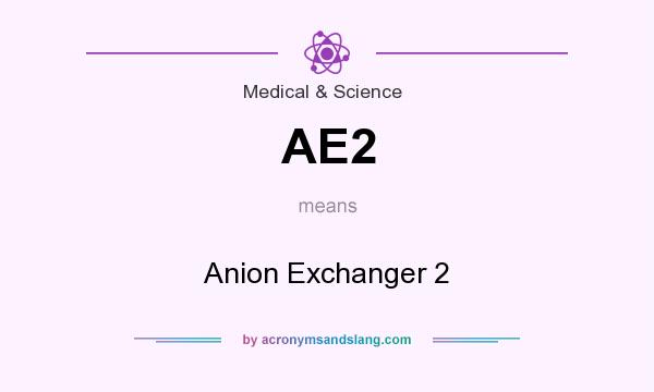 What does AE2 mean? It stands for Anion Exchanger 2