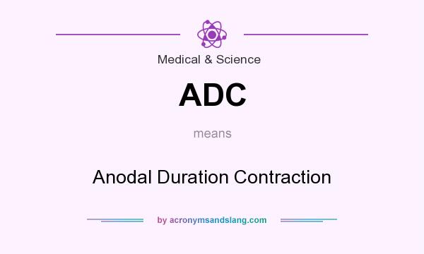 What does ADC mean? It stands for Anodal Duration Contraction