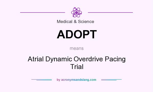 What does ADOPT mean? It stands for Atrial Dynamic Overdrive Pacing Trial