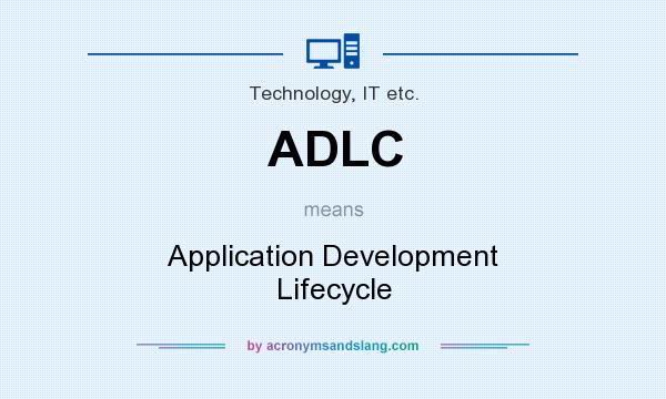 What does ADLC mean? It stands for Application Development Lifecycle