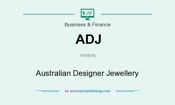 What does ADJ mean? It stands for Australian Designer Jewellery