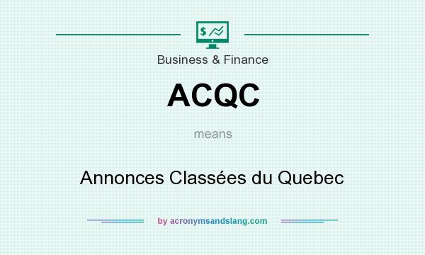 What does ACQC mean? It stands for Annonces Classées du Quebec