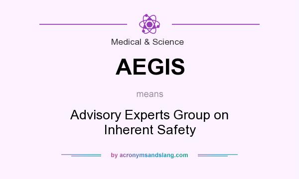 What does AEGIS mean? It stands for Advisory Experts Group on Inherent Safety