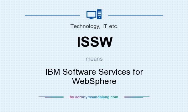 What does ISSW mean? It stands for IBM Software Services for WebSphere
