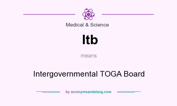 What does Itb mean? It stands for Intergovernmental TOGA Board