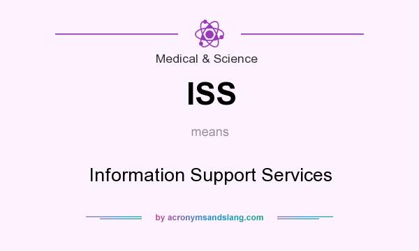 What does ISS mean? It stands for Information Support Services