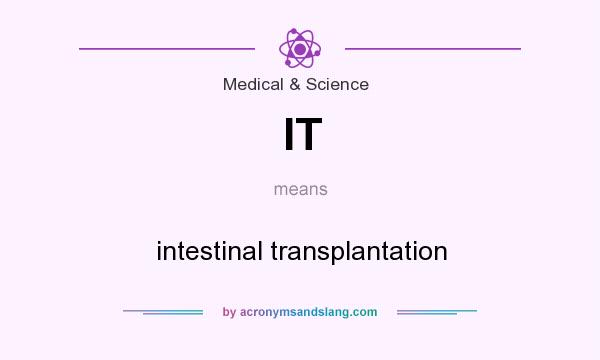 What does IT mean? It stands for intestinal transplantation