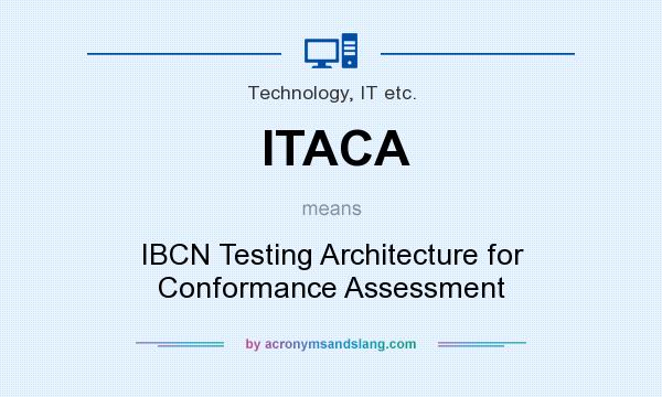 What does ITACA mean? It stands for IBCN Testing Architecture for Conformance Assessment