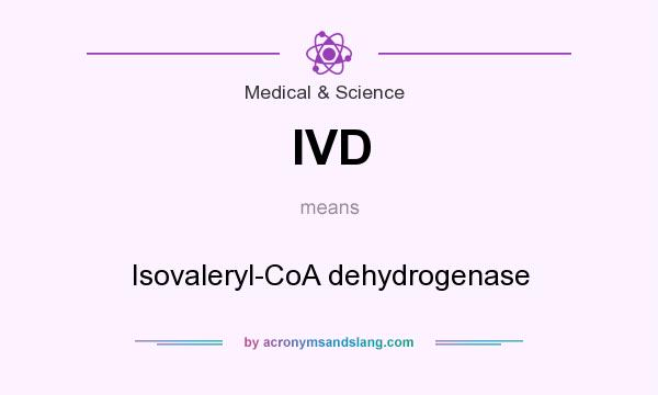 What does IVD mean? It stands for Isovaleryl-CoA dehydrogenase