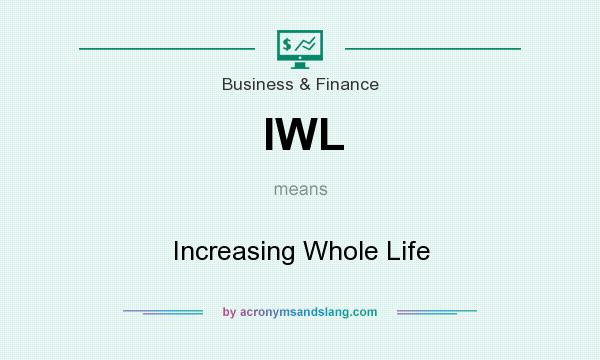 What does IWL mean? It stands for Increasing Whole Life