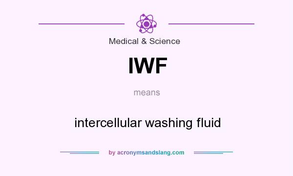 What does IWF mean? It stands for intercellular washing fluid