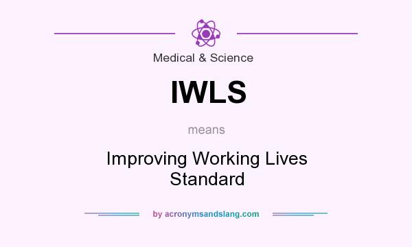 What does IWLS mean? It stands for Improving Working Lives Standard