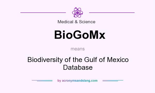 What does BioGoMx mean? It stands for Biodiversity of the Gulf of Mexico Database