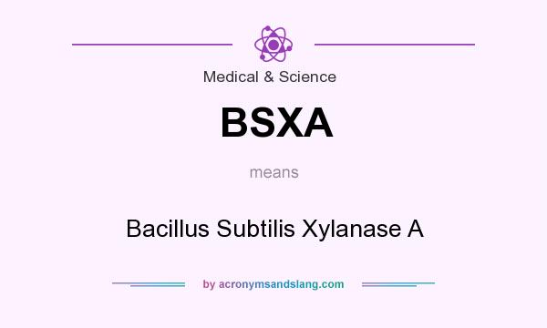 What does BSXA mean? It stands for Bacillus Subtilis Xylanase A