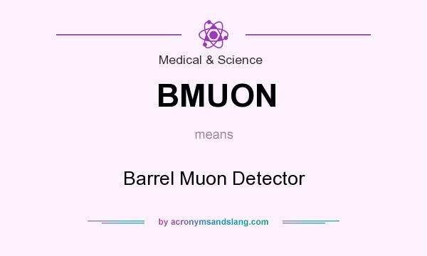 What does BMUON mean? It stands for Barrel Muon Detector