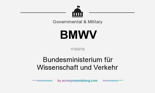 What does BMWV mean? It stands for Bundesministerium für Wissenschaft und Verkehr