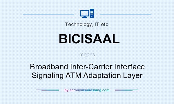 What does BICISAAL mean? It stands for Broadband Inter-Carrier Interface Signaling ATM Adaptation Layer
