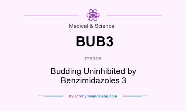 What does BUB3 mean? It stands for Budding Uninhibited by Benzimidazoles 3