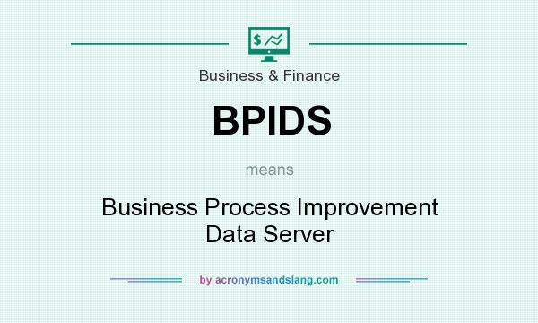 What does BPIDS mean? It stands for Business Process Improvement Data Server