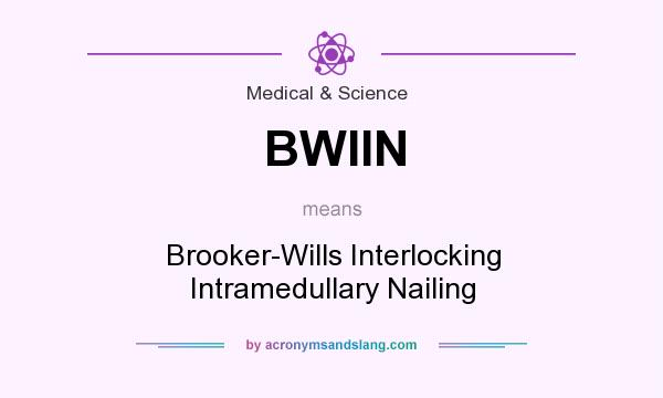 What does BWIIN mean? It stands for Brooker-Wills Interlocking Intramedullary Nailing