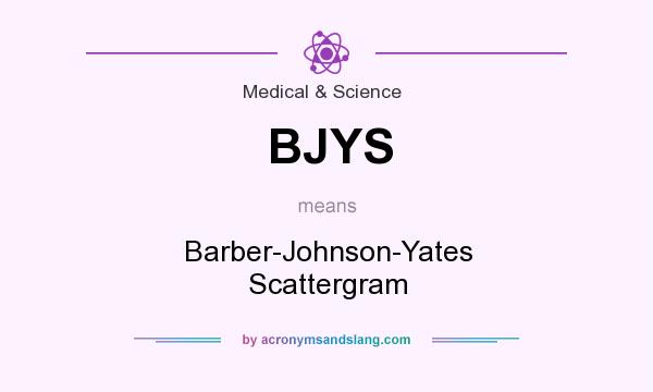 What does BJYS mean? It stands for Barber-Johnson-Yates Scattergram