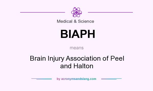 What does BIAPH mean? It stands for Brain Injury Association of Peel and Halton