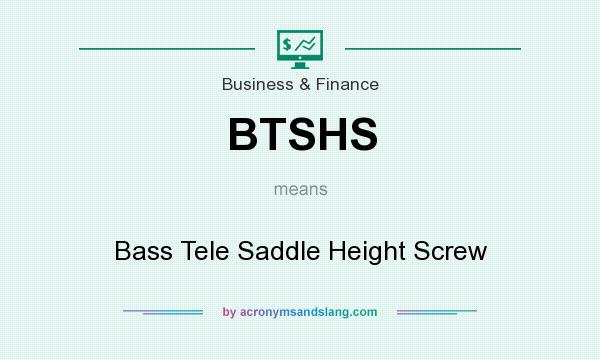 What does BTSHS mean? It stands for Bass Tele Saddle Height Screw