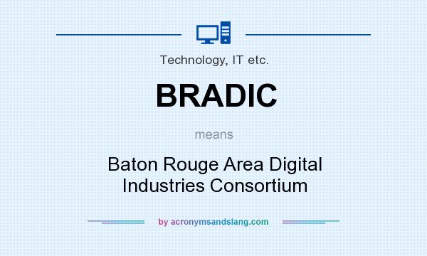 What does BRADIC mean? It stands for Baton Rouge Area Digital Industries Consortium
