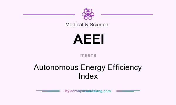 What does AEEI mean? It stands for Autonomous Energy Efficiency Index