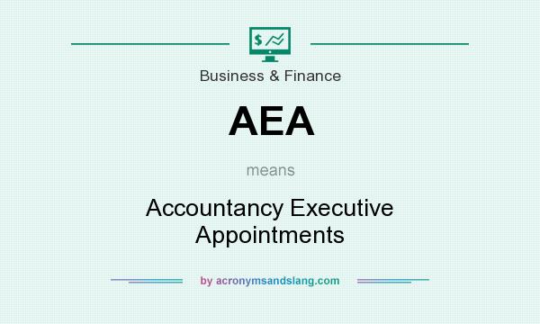 What does AEA mean? It stands for Accountancy Executive Appointments