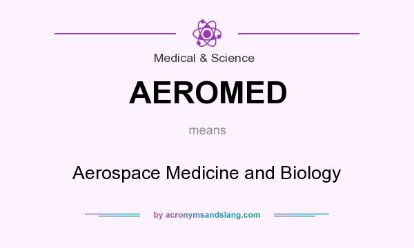 What does AEROMED mean? It stands for Aerospace Medicine and Biology