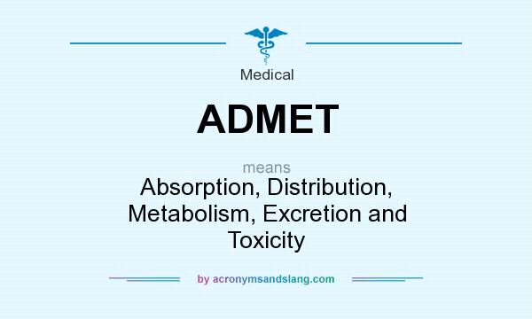 What does ADMET mean? It stands for Absorption, Distribution, Metabolism, Excretion and Toxicity