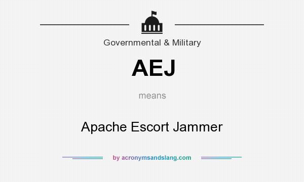 What does AEJ mean? It stands for Apache Escort Jammer