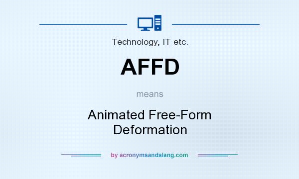 What does AFFD mean? It stands for Animated Free-Form Deformation