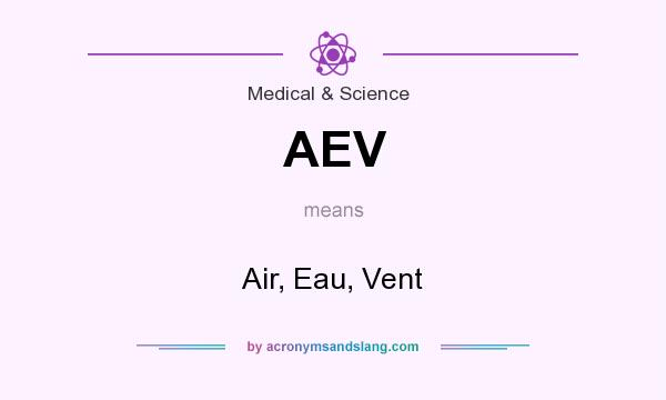 What does AEV mean? It stands for Air, Eau, Vent