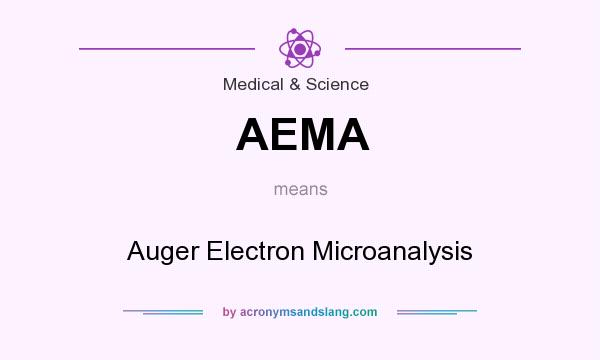 What does AEMA mean? It stands for Auger Electron Microanalysis