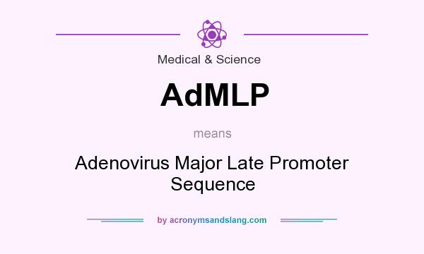 What does AdMLP mean? It stands for Adenovirus Major Late Promoter Sequence