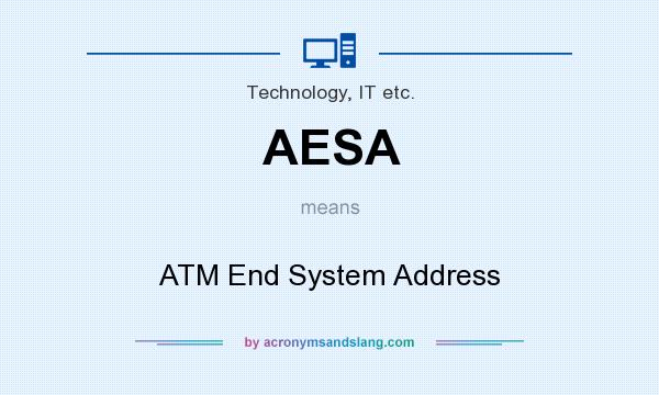 What does AESA mean? It stands for ATM End System Address