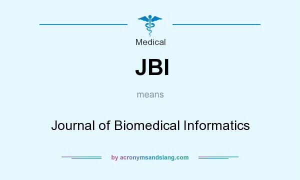 What does JBI mean? It stands for Journal of Biomedical Informatics